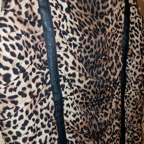 Michael Kors silk leopard sleeveless dress - Picture 2 of 8